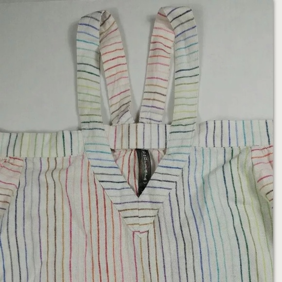 BAN JARA Stripe linen Blouse Top - Picture 4 of 9